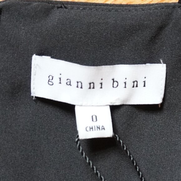 Gianni Bini Harling Crepe Square Neck Sleeveless Asymmetrical Hemline Midi Dress - Picture 9 of 10